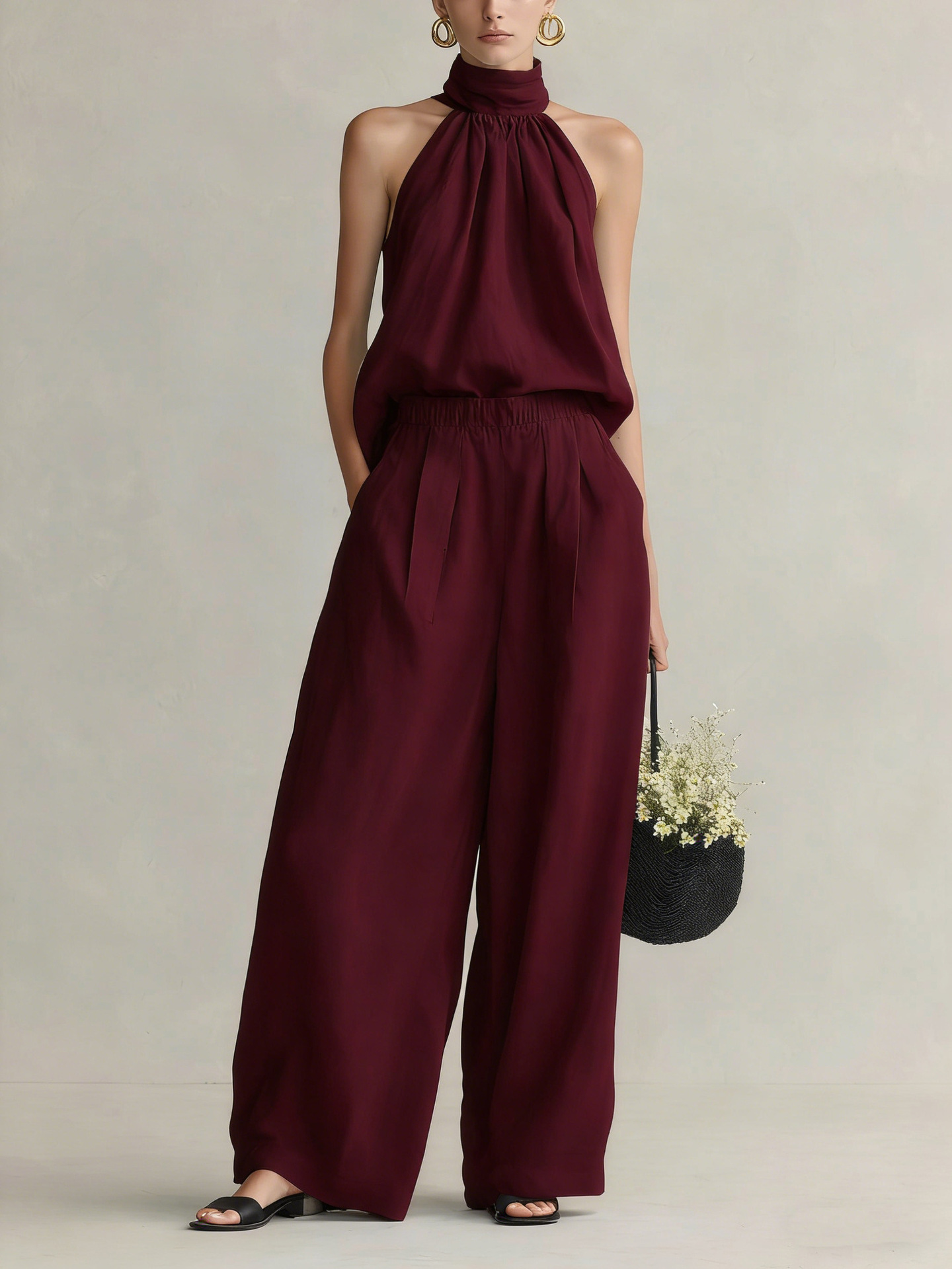 Linen Pant Wide - Damski letni zestaw na rok 2026: