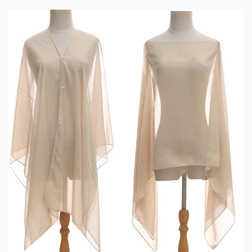 Cover Up Kaftan - Modny Szal Szalik Jednolity Kolor Luksusowy