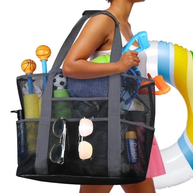 Tote Bag Beach - Torba plażowa z siatki o dużej