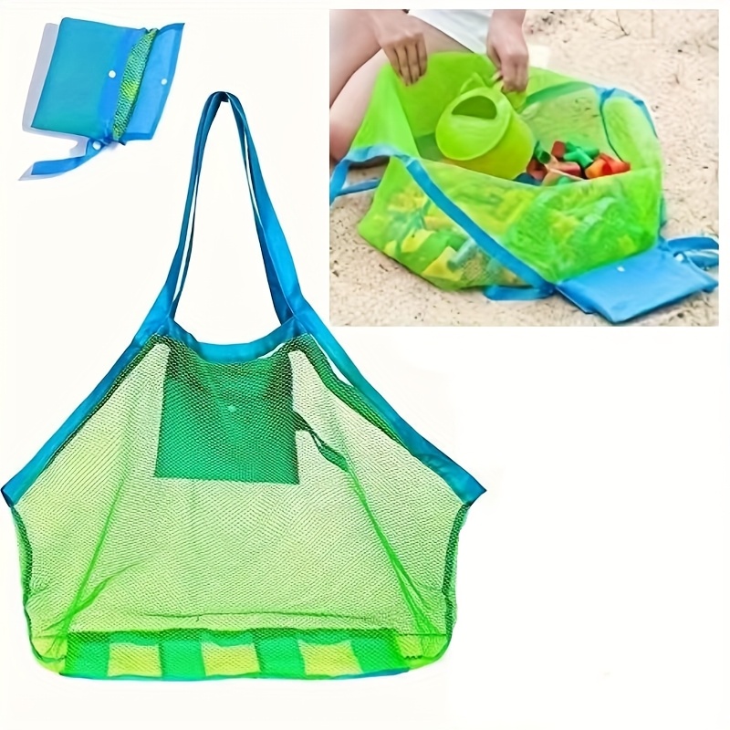 Tote Bag Beach - 1 szt. Duża siatkowa torba plażowa,