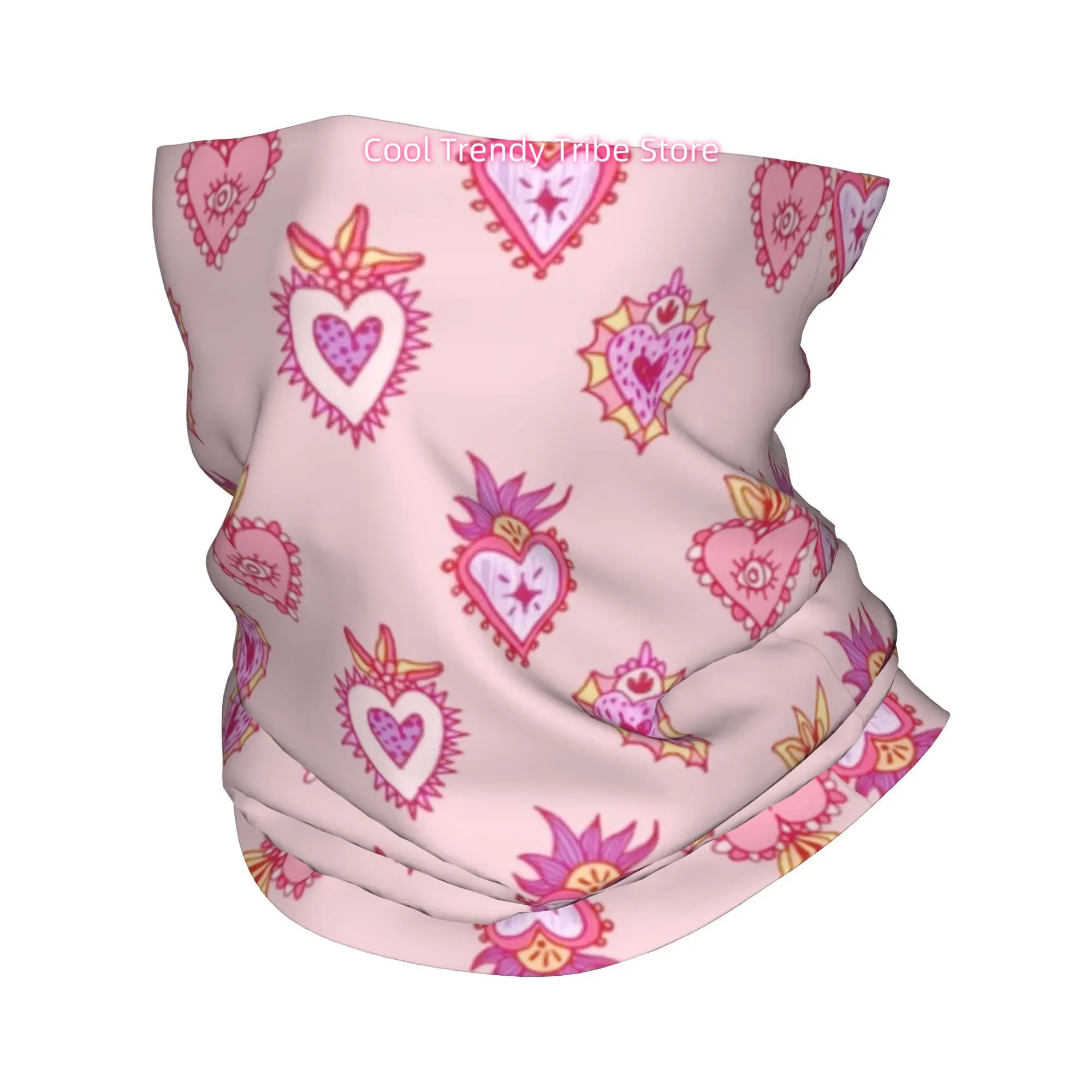 Headband Summer Knit - Różowa Meksykańska Chusta na Głowę w