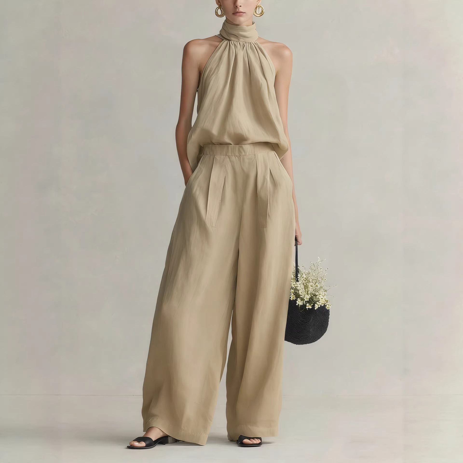 Damski letni zestaw na rok 202 – Linen Pant Wide recenzja i cena