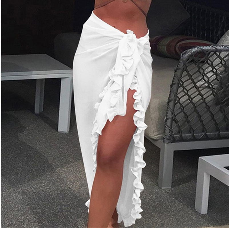 5 kolorów Ruffle Sarong dla ko – Cover Up Kaftan recenzja i cena
