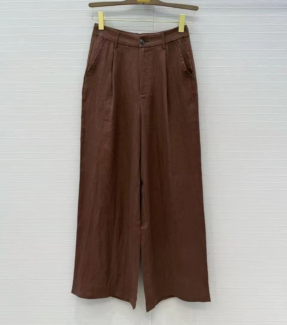 Elegancki komplet: lniany swet – Linen Pant Wide recenzja i cena
