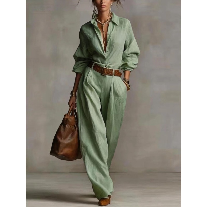 Komplet na wiosnę i lato: eleg – Linen Pant Wide recenzja i cena