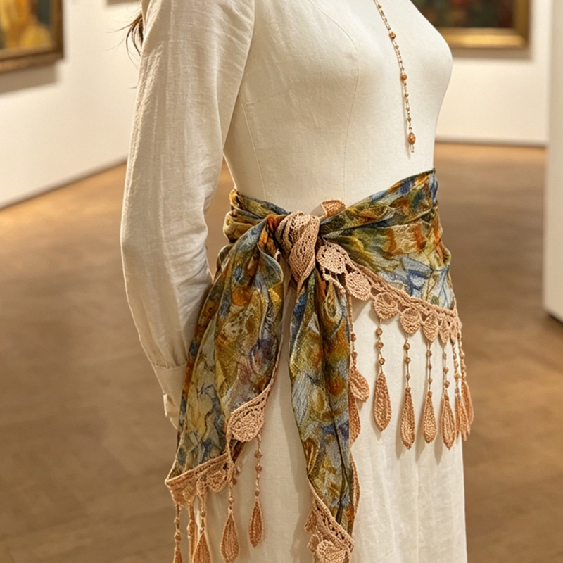 Vintage'owa kwiatowa koronkowa – Cover Up Kaftan recenzja i cena