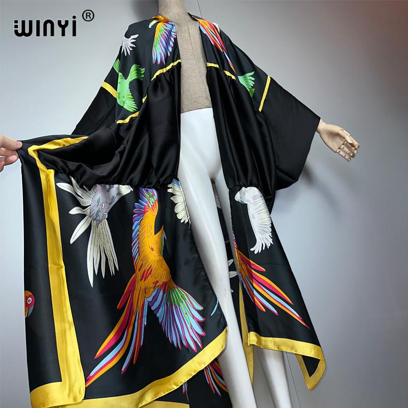 WINYI kimono maxi w stylu boho – Cover Up Kaftan recenzja i cena