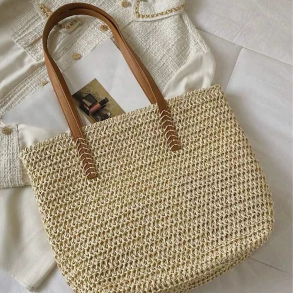 Urocza, jednokolorowa, tkana t – Tote Bag Beach recenzja i cena