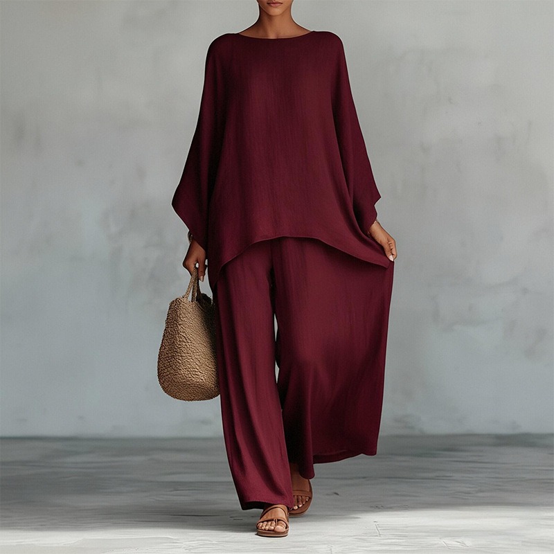 Wiosenny Nowy Modny Lniany Luź – Linen Pant Wide recenzja i cena